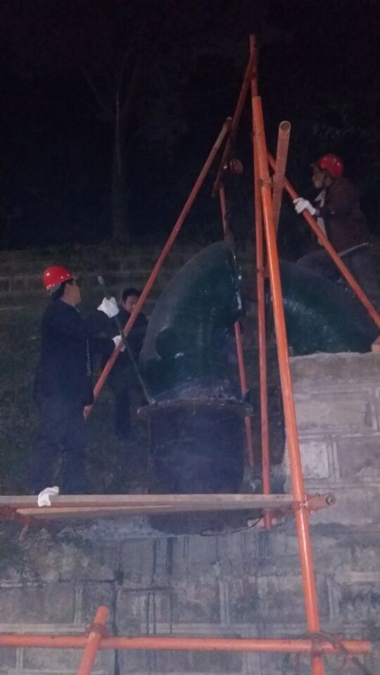 冬夜安裝排氣閥 管網(wǎng)運行須保障