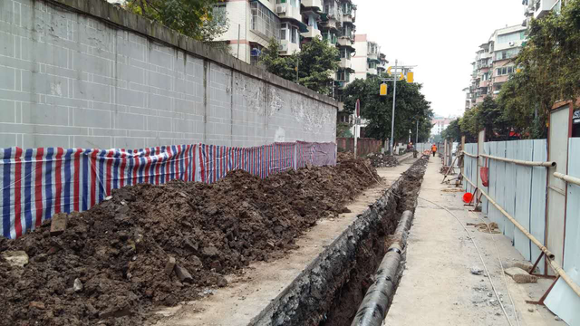 宜賓縣柏溪花園市政管道改造工程圓滿(mǎn)完成