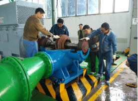 四水廠(chǎng)及時(shí)處理水泵漏水故障確保安全生產(chǎn)