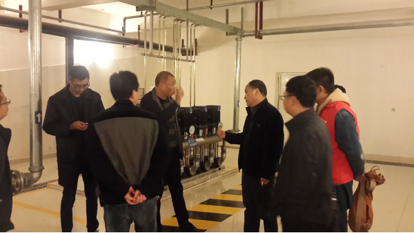 宜賓市發(fā)改委領(lǐng)導調研二次供水管理情況