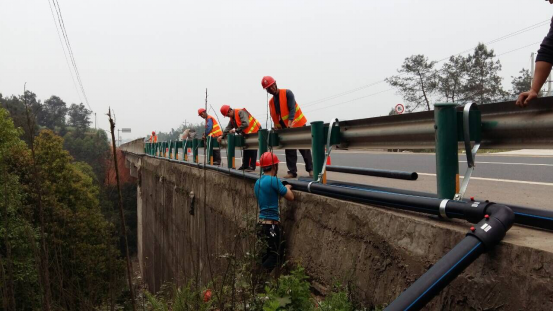 高捷園重啤嘉士伯項目供水管道全線(xiàn)貫通