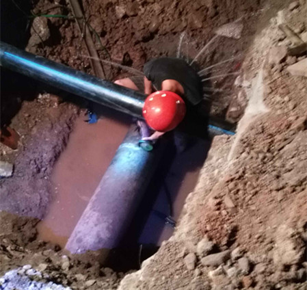 奮斗6小時(shí)，保障魯能工地按時(shí)用水