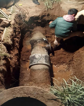 不畏嚴寒抓進(jìn)度 順利完工保供水