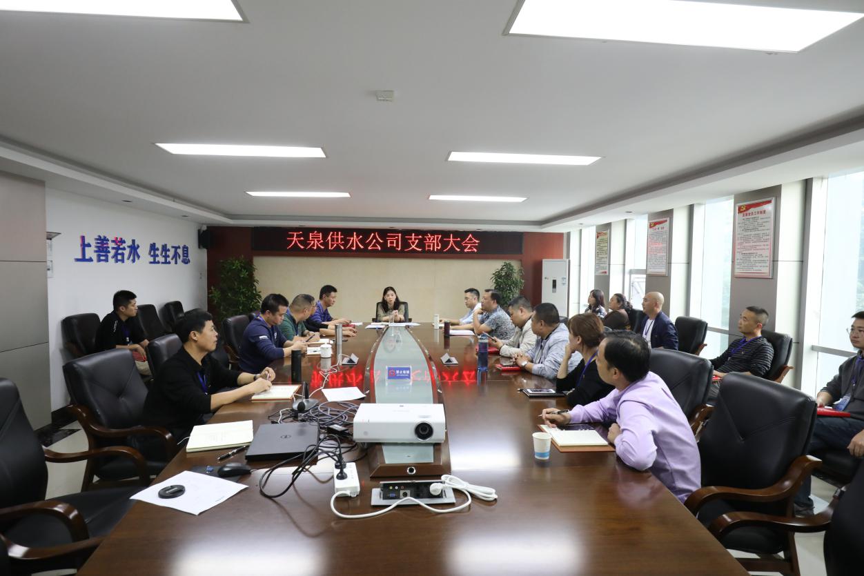 天泉公司召開(kāi)支部大會(huì )