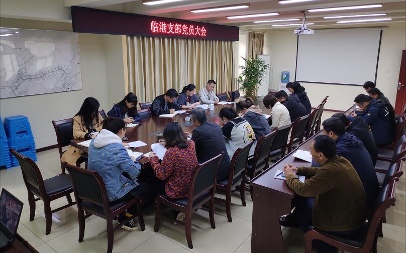 臨港支部召開(kāi)2月份支部黨員大會(huì )