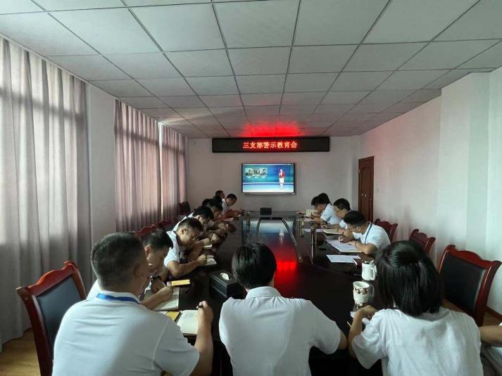 公司三支部召開(kāi)黨員大會(huì )暨警示教育會(huì )