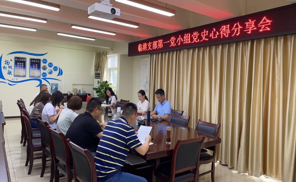 臨港支部第一黨小組召開(kāi)黨史學(xué)習 心得分享會(huì )