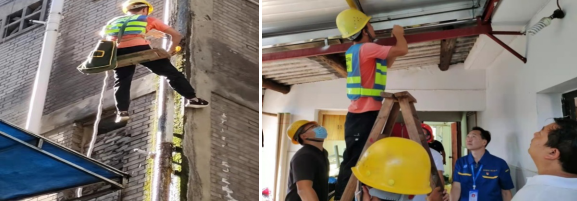 公司一支部、建恒支部結對共建處理下渡口社區橋南小區居民用水隱患