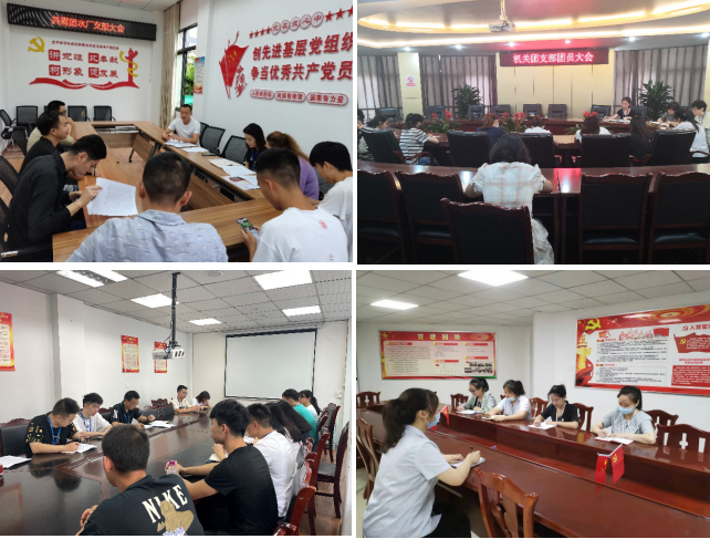 集團公司各團支部召開(kāi)團員大會(huì )