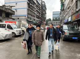 節前慰問(wèn)送溫暖，情系下渡口社區困難群眾