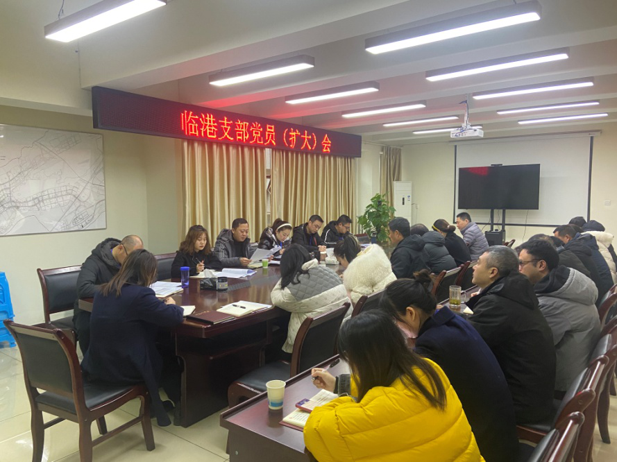 臨港支部召開(kāi)二月份支部黨員（擴大）會(huì )