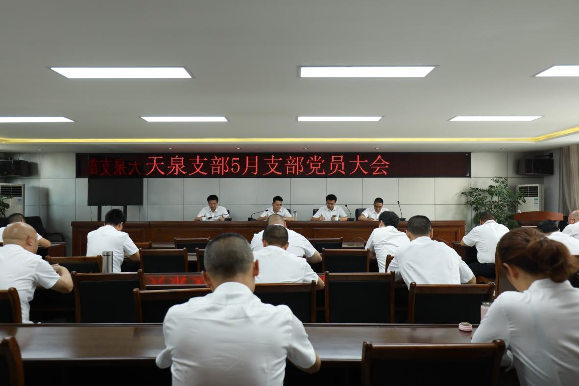 天泉公司黨支部召開(kāi)支部大會(huì )暨主題黨日活動(dòng)