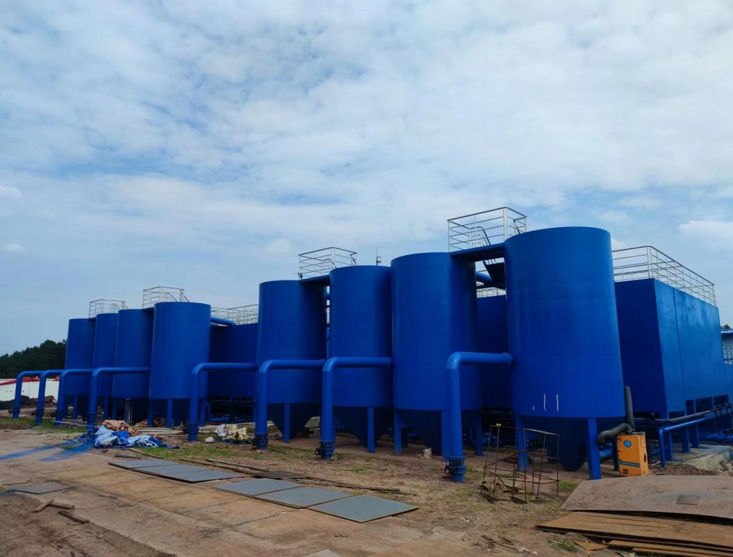 五水廠(chǎng)新增5萬(wàn)噸/日一體化水處理設備完成2萬(wàn)噸/日新舊管道碰頭