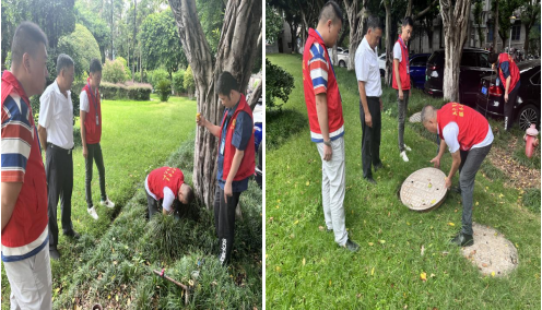 共產(chǎn)黨員服務(wù)大隊中心城區分隊走進(jìn)市委大院 開(kāi)展供水隱患排查工作