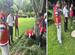 共產(chǎn)黨員服務(wù)大隊中心城區分隊走進(jìn)市委大院 開(kāi)展供水隱患排查工作