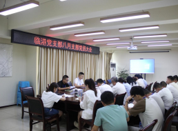 臨港黨支部召開(kāi)八月支部黨員大會(huì )暨主題黨日活動(dòng)