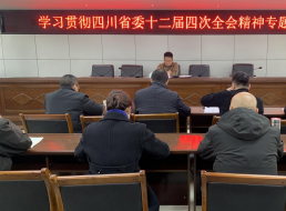 清源水務(wù)天泉公司召開(kāi)“學(xué)習貫徹四川省委十二屆四次全會(huì )精神”專(zhuān)題黨課
